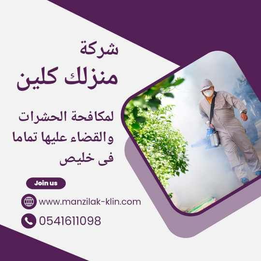 شركة رش حشرات في خليص 